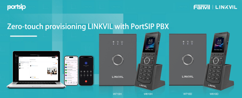 PortSIP Announces Interoperability of LINKVIL Cordless System with PortSIP PBX